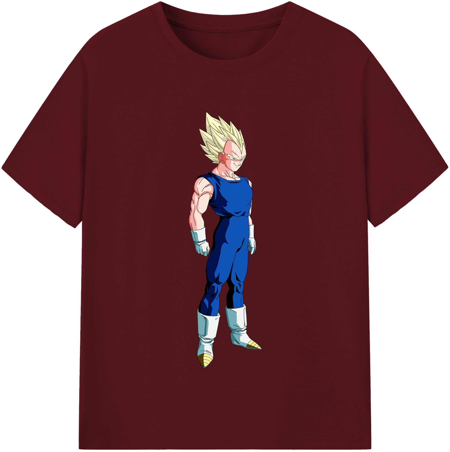 （画像用） ドラゴンボール ベジータ四世（Bejīta Yonsei）DRAGON BALL Vegeta IV 綿100％半袖Tシャツ（フロントプリント）